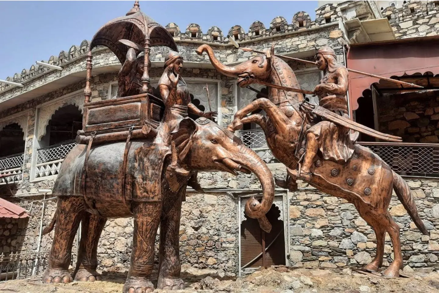 Rajasthani heritage sculptures